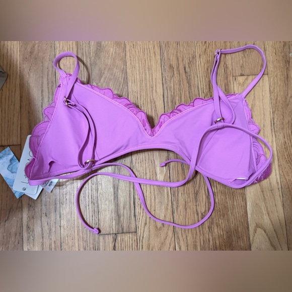 L*SPACE Revolve Jean Bikini Top in Rosebud - Picture 6 of 6